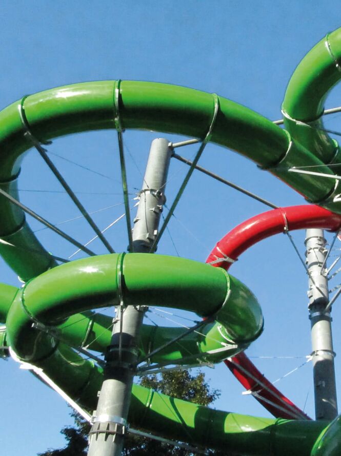 Riesenrutsche in der Ostsee Therme